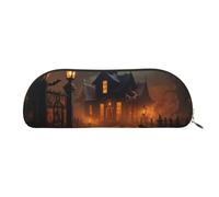 MyPiky Trousse de maquillage effrayante pour Halloween, trousse de maquillage, sac de rangement de voyage, trousse de toilette, trousse à crayons, trousse à crayons, Halloween effrayant 1, One Size