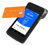 myPOS Carbon - Terminal Carte Bancaire Durable avec Imprimante | Terminal de Paiement Android | Résistant à la Poussière, aux Chocs et à l'eau