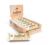 Myprotein Barre à couches croustillante 12 barres chocolat blanc cacahuète