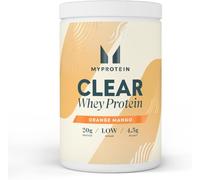 Myprotein Clear Whey Isolate – Isolat de protéines de lactosérum saveur Orange & Mangue – 522 g