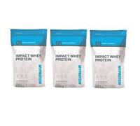 MyProtein Impact Whey Protéines Sachet de 3 x 1000 g Lot de 3 Neutre