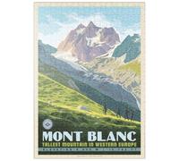 MyPuzzle 7 Summits : Mont Blanc - La Plus Haute Montagne d'europe Occidentale - Premium 500 Pièces Puzzle - Collection spéciale MyPuzzle de Anderson Design Group