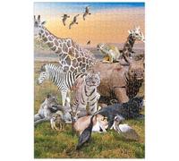 MyPuzzle African Animals Safari - Galaxie Aléatoire - Premium 500 Pièces Puzzle - Collection spéciale MyPuzzle de Tate & Co Puzzles