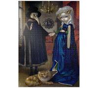 MyPuzzle Alice dans Un Portrait De Van Eyck - Jasmine Becket-Griffith - Premium 1000 Pièces Puzzle - Collection spéciale MyPuzzle de Tate & Co Puzzles