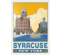 MyPuzzle American College Towns : Syracuse, NY - Premium 500 Pièces Puzzle - Collection spéciale MyPuzzle de Anderson Design Group