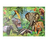 MyPuzzle Animaux De La Forêt Tropicale - Premium 100 Pièces Puzzle - Collection spéciale MyPuzzle de Puzzle Galaxy