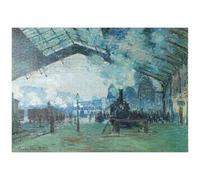 MyPuzzle Arrivée du Train De Normandie, Gare Saint-Lazare (1887) par Claude Monet - Premium 1000 Pièces Puzzle - Collection spéciale MyPuzzle de Æpyornis