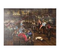 MyPuzzle Assemblée Animée du Old West Saloon - Premium 100 Pièces Puzzle - Collection spéciale MyPuzzle de Puzzle Galaxy
