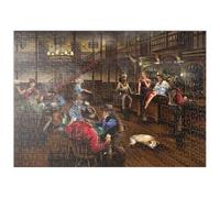 MyPuzzle Assemblée Animée du Old West Saloon - Premium 500 Pièces Puzzle - Collection spéciale MyPuzzle de Puzzle Galaxy