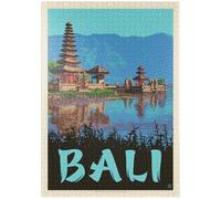 MyPuzzle Bali : Un Paradis Tropical Époustouflant, Affiche Vintage - Premium 1000 Pièces Puzzle - Collection spéciale MyPuzzle de Anderson Design Group