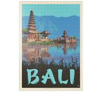 MyPuzzle Bali : Un Paradis Tropical Époustouflant, Affiche Vintage - Premium 500 Pièces Puzzle - Collection spéciale MyPuzzle de Anderson Design Group