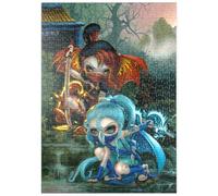 MyPuzzle Bébés Dragons Ninjas - Jasmine Becket-Griffith - Premium 500 Pièces Puzzle - Collection spéciale MyPuzzle de Tate & Co Puzzles