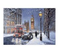 MyPuzzle Big Ben Londres Scène De Rue De La Nuit De Neige - Premium 1000 Pièces Puzzle - Collection spéciale MyPuzzle de Puzzle Galaxy