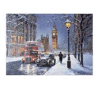 MyPuzzle Big Ben Londres Scène De Rue De La Nuit De Neige - Premium 500 Pièces Puzzle - Collection spéciale MyPuzzle de Puzzle Galaxy