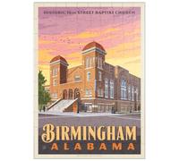 MyPuzzle Birmingham, Alabama : Église Baptiste De La 16e Rue - Premium 100 Pièces Puzzle - Collection spéciale MyPuzzle de Anderson Design Group