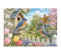 MyPuzzle Bluebird - Jardin Printanier De Style Champêtre - Premium 500 Pièces Puzzle - Collection spéciale MyPuzzle de Havana Puzzle Company