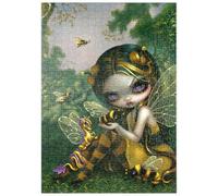 MyPuzzle Bumblebee Dragonling - Jasmine Becket-Griffith - Premium 500 Pièces Puzzle - Collection spéciale MyPuzzle de Tate & Co Puzzles