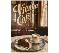 MyPuzzle Café Viennois - L'élégance Classique des Cafés - Premium 1000 Pièces Puzzle - Collection spéciale MyPuzzle de Havana Puzzle Company