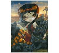 MyPuzzle Chats d'automne - Jasmine Becket-Griffith - Premium 1000 Pièces Puzzle - Collection spéciale MyPuzzle de Tate & Co Puzzles