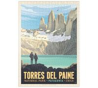 MyPuzzle Chili : Parc National Torres Del Paine (Patagonia) - Premium 500 Pièces Puzzle - Collection spéciale MyPuzzle de Anderson Design Group