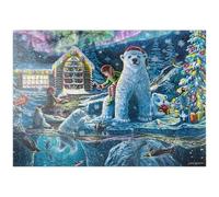 MyPuzzle Christmas Eve At Santa's Workshop - Dakota Daetwiler - Premium 1000 Pièces Puzzle - Collection spéciale MyPuzzle de Tate & Co Puzzles