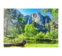 MyPuzzle Chute d'eau De Yosemite, Parc National De Yosemite, Californie - Premium 1000 Pièces Puzzle - Collection spéciale MyPuzzle de Puzzle Galaxy