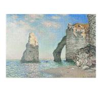 MyPuzzle Claude Monet's Les Falaises D'Étretat (1885) - Premium 1000 Pièces Puzzle - Collection spéciale MyPuzzle de Æpyornis