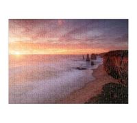 MyPuzzle Douze Apôtres - Coucher De Soleil sur La Côte De Victoria - Premium 200 Pièces Puzzle - Collection spéciale MyPuzzle de Puzzle Galaxy