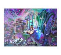 MyPuzzle Édition Magic Study Violet - Rose Cat Khan - Premium 500 Pièces Puzzle - Collection spéciale MyPuzzle de Tate & Co Puzzles