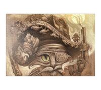 MyPuzzle El Gato Loco Bandito Cat - Jeff Haynie - Premium 1000 Pièces Puzzle - Collection spéciale MyPuzzle de Tate & Co Puzzles