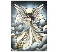 MyPuzzle Enfant du Ciel Vitrail - Mandie Manzano - Premium 500 Pièces Puzzle - Collection spéciale MyPuzzle de Tate & Co Puzzles