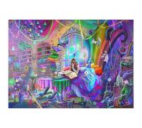 MyPuzzle Étude De Magie Édition Arc-en-Ciel - Rose Cat Khan - Premium 1000 Pièces Puzzle - Collection spéciale MyPuzzle de Tate & Co Puzzles