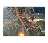 MyPuzzle Évasion De Dinosaures - Vincent HIE - Premium 500 Pièces Puzzle - Collection spéciale MyPuzzle de Tate & Co Puzzles