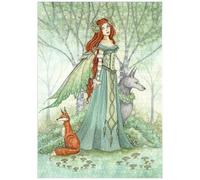 MyPuzzle Fée Gardienne des Bois - Amy Brown - Premium 1000 Pièces Puzzle - Collection spéciale MyPuzzle de Tate & Co Puzzles