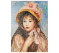 MyPuzzle Fille Au Bonnet Rose (1894) par Pierre-Auguste Renoir - Premium 500 Pièces Puzzle - Collection spéciale MyPuzzle de Æpyornis