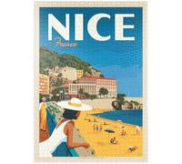 MyPuzzle France : Nice, Affiche Vintage - Premium 1000 Pièces Puzzle - Collection spéciale MyPuzzle de Anderson Design Group