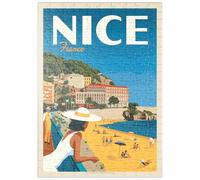 MyPuzzle France : Nice, Affiche Vintage - Premium 200 Pièces Puzzle - Collection spéciale MyPuzzle de Anderson Design Group