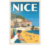 MyPuzzle France : Nice, Affiche Vintage - Premium 500 Pièces Puzzle - Collection spéciale MyPuzzle de Anderson Design Group