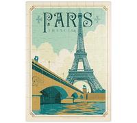 MyPuzzle France : Paris, Affiche Vintage - Premium 100 Pièces Puzzle - Collection spéciale MyPuzzle de Anderson Design Group