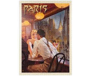 MyPuzzle France : Paris Quand Il Pleut, Affiche Vintage - Premium 1000 Pièces Puzzle - Collection spéciale MyPuzzle de Anderson Design Group