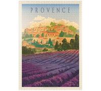 MyPuzzle France: Provence in The Afternoon, Vintage Poster - Premium 1000 Pièces Puzzle - Collection spéciale MyPuzzle de Anderson Design Group