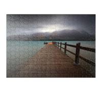 MyPuzzle Glenorchy Wharf - Crépuscule Évocateur sur Le Lac Wakatipu - Premium 200 Pièces Puzzle - Collection spéciale MyPuzzle de Puzzle Galaxy