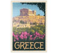 MyPuzzle Grèce : Le Parthénon, Affiche Vintage - Premium 200 Pièces Puzzle - Collection spéciale MyPuzzle de Anderson Design Group