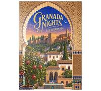 MyPuzzle Grenade : L'Alhambra À La Lumière du Soir - Premium 500 Pièces Puzzle - Collection spéciale MyPuzzle de Havana Puzzle Company