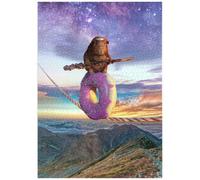 MyPuzzle Hamster Donut Balance Beam, Guinea Pig - Random Galaxy - Premium 1000 Pièces Puzzle - Collection spéciale MyPuzzle de Tate & Co Puzzles