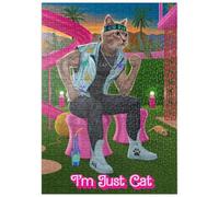 MyPuzzle I'm Just Cat Movie Cats - Vincent HIE - Premium 500 Pièces Puzzle - Collection spéciale MyPuzzle de Tate & Co Puzzles
