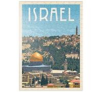 MyPuzzle Israël : Jérusalem, La Vieille Ville, Affiche Vintage - Premium 200 Pièces Puzzle - Collection spéciale MyPuzzle de Anderson Design Group