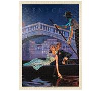 MyPuzzle Italie : Une Soirée À Venise, Affiche Vintage - Premium 1000 Pièces Puzzle - Collection spéciale MyPuzzle de Anderson Design Group