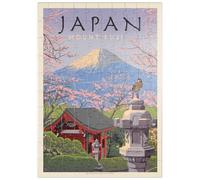 MyPuzzle Japon : Le Mont Fuji, Affiche Vintage - Premium 100 Pièces Puzzle - Collection spéciale MyPuzzle de Anderson Design Group