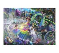 MyPuzzle Jardin du Dragon - Rose Cat Khan - Premium 1000 Pièces Puzzle - Collection spéciale MyPuzzle de Tate & Co Puzzles